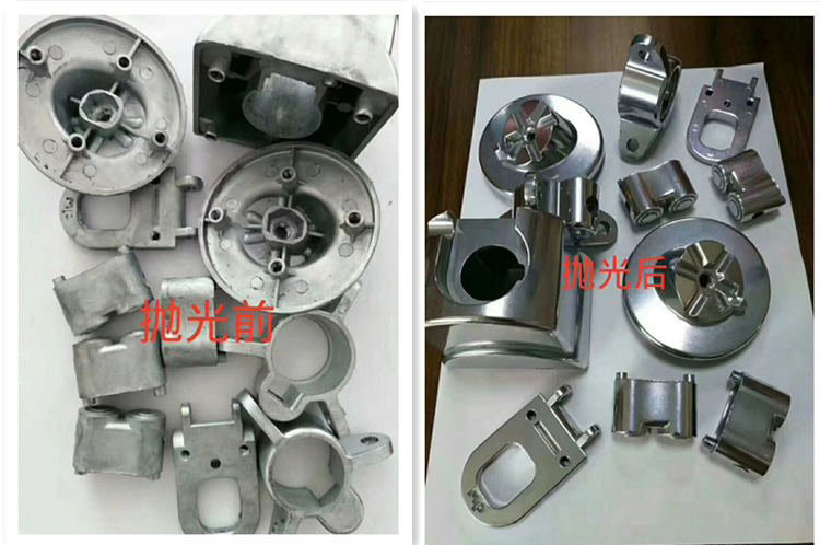 Polishing and deburring of stainless steel hardware