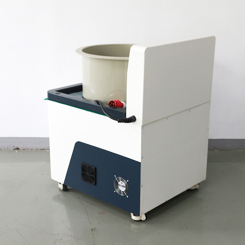 Magnetic deburring machine