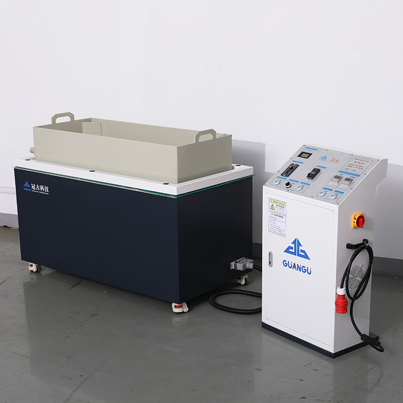 Magnetic polishing machine