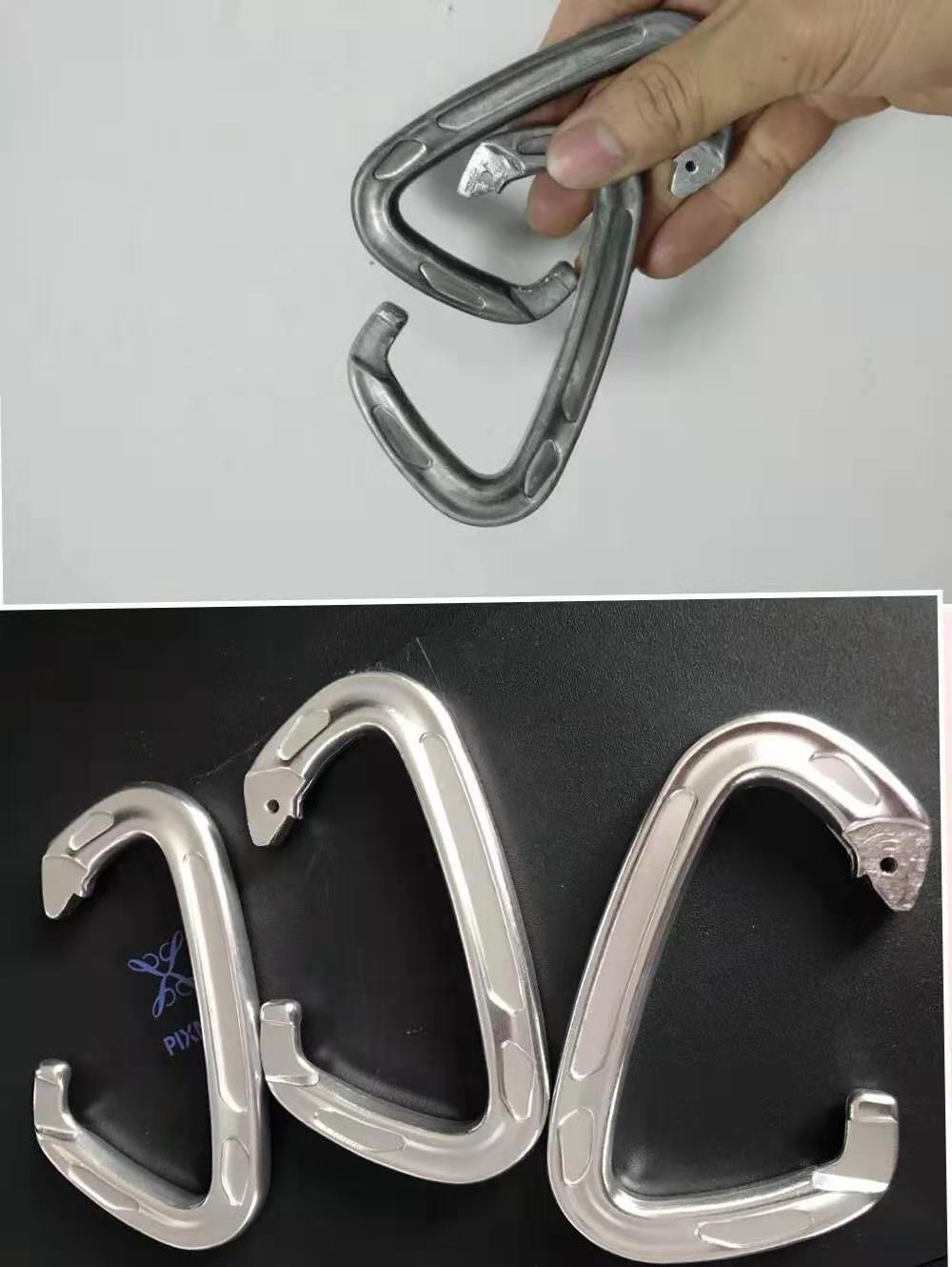 鋁壓鑄件拋光后前后對比圖